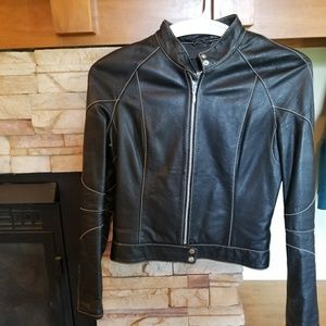 100% Leather Moto Style Jacket