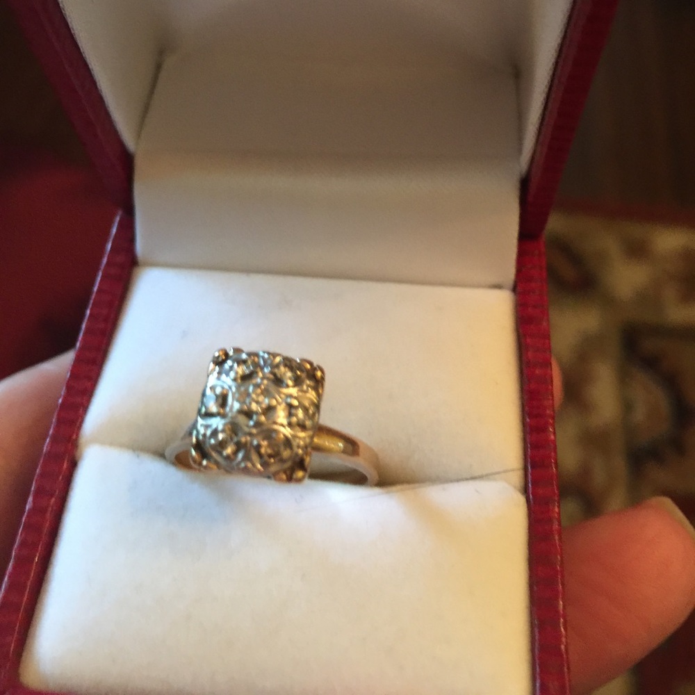 14k diamond ring