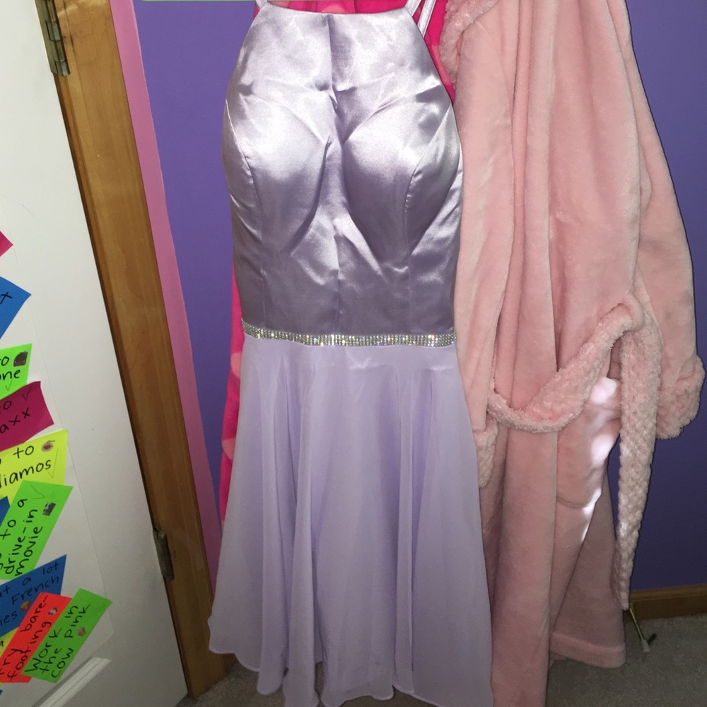 Lilac purple homecoming dress