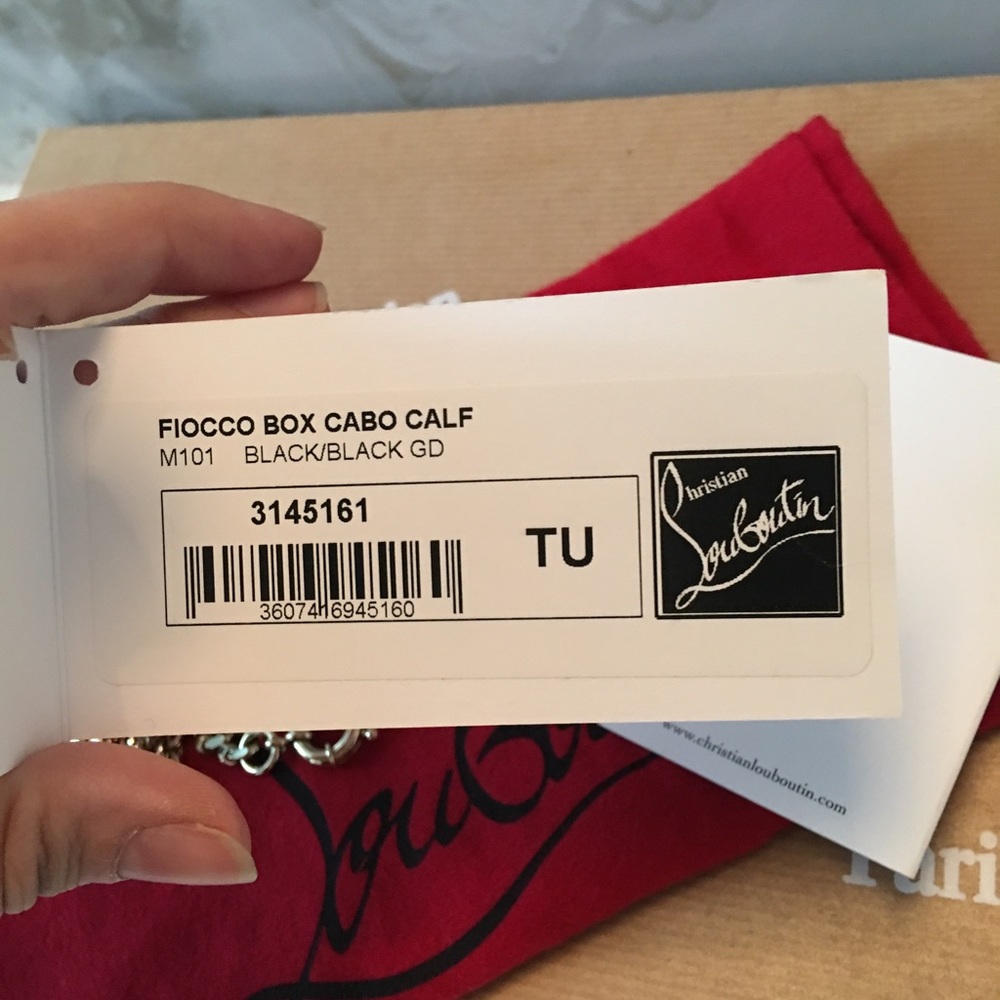 $1895 Christian Louboutin Fiocco Cabo Box Clutch - Picture 7 of 8
