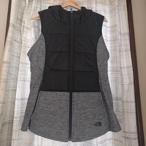 North Face Hooded Psuedio Vest