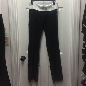 Boot cut yoga pink pants