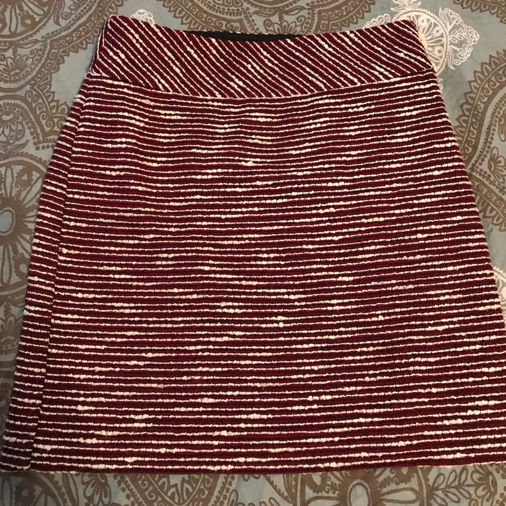 Maroon LOFT Skirt