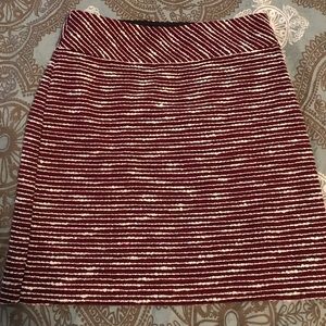 Maroon LOFT Skirt