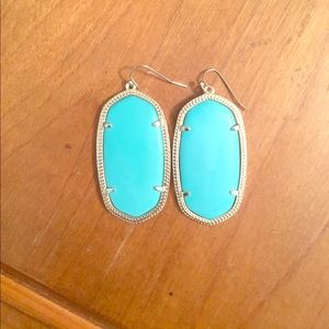 Teal Kendra Scott Earrings
