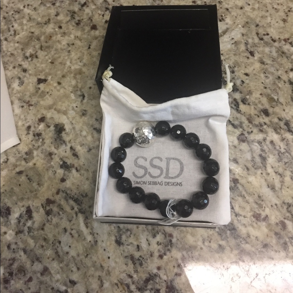 Black onyx bracelet- never worn, new with tags