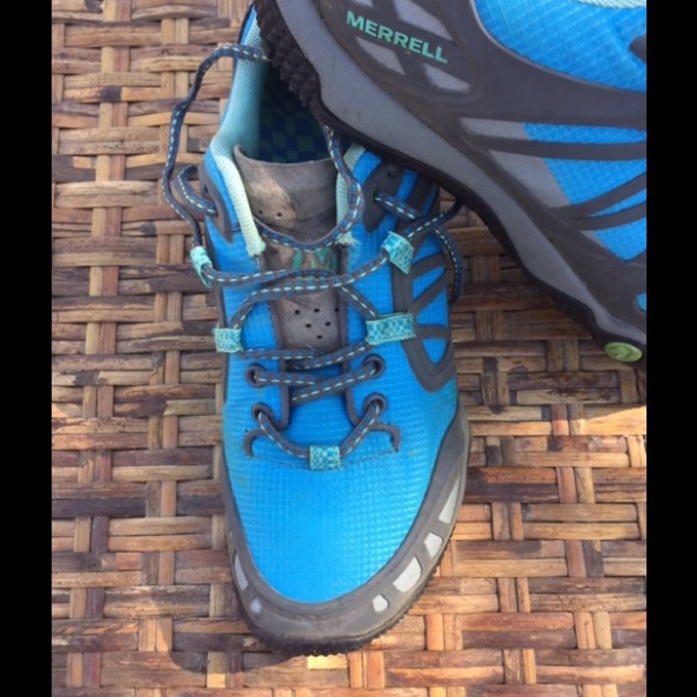 Merrell low-top hiking shoes