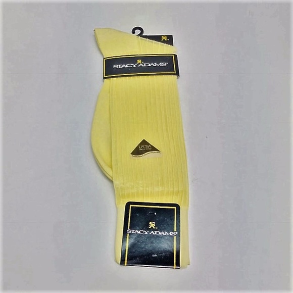 Stacy Adams Underwear & Socks Stacy Adams Mens Dress Socks Yellow