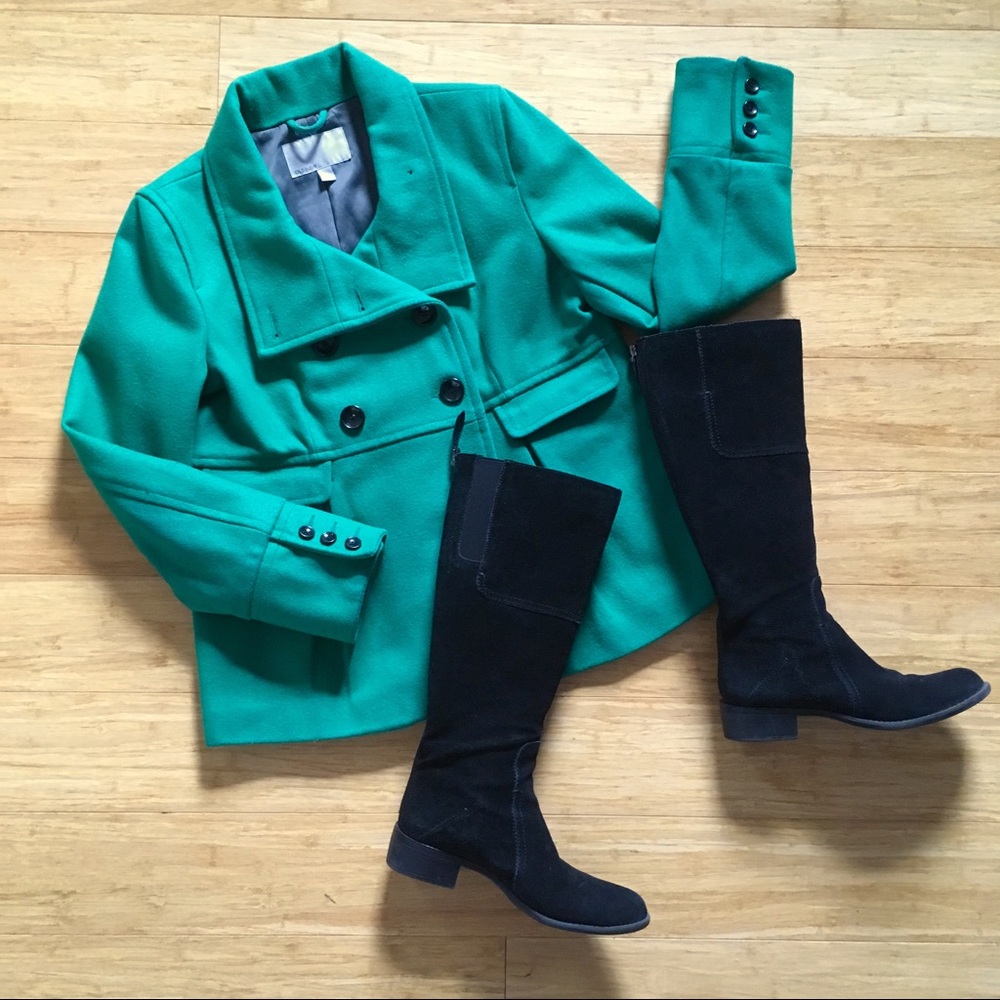 Green Wool Coat