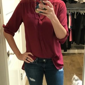Cute burgundy blouse