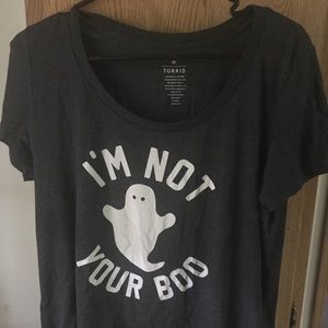 Torrid not your boo shirt