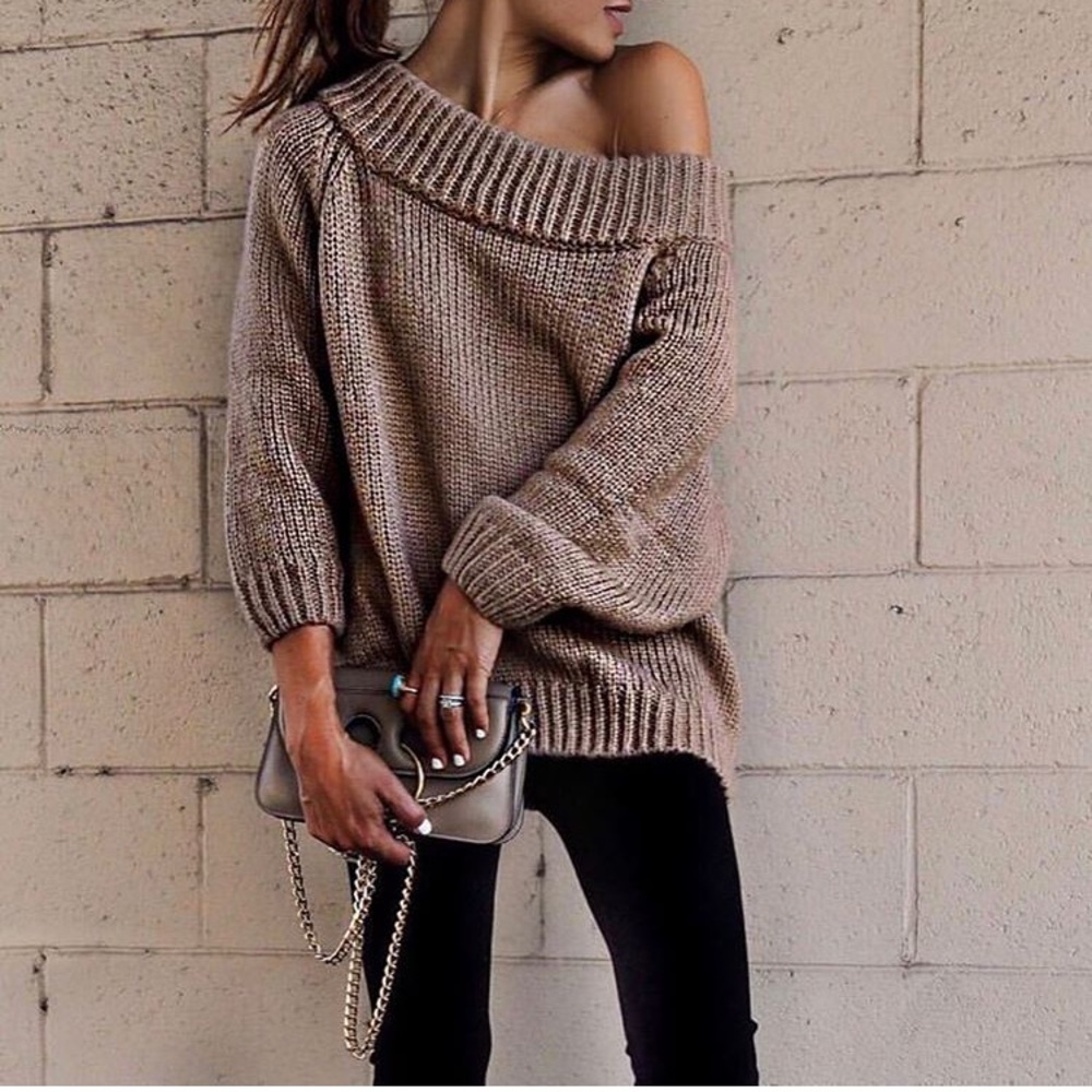 Nordstrom Cotton Emporium Off the Shoulder sweater