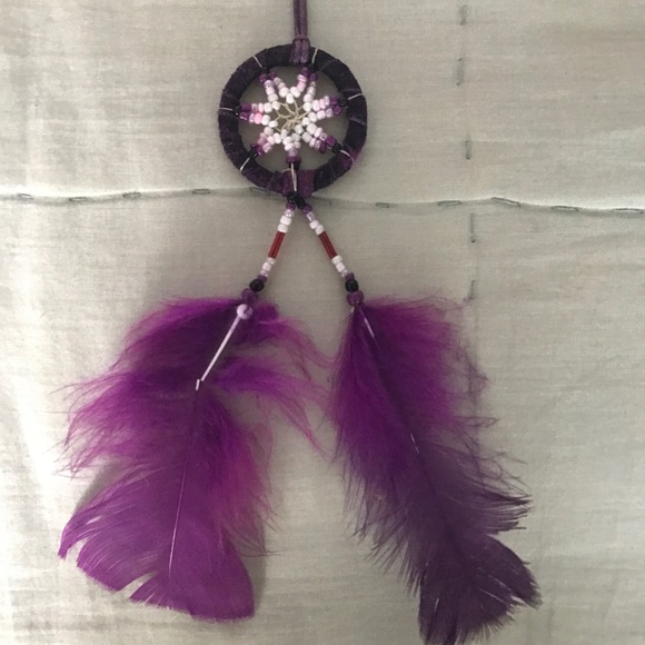 Beautiful Mini Purple Dream Catcher - Picture 2 of 3