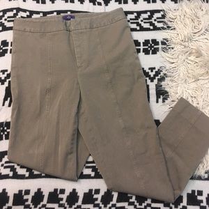 NYDJ Skinny Ankle Pants, Mushroom Color, Sz 6