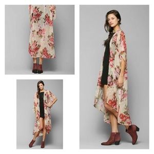 Band of Gypsies-Floral Kimono Duster