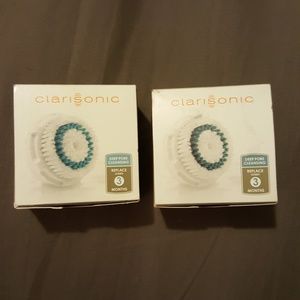 Clarisonic Brush Heads Lot. One Sensitive one Deep