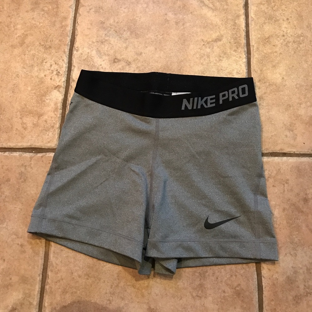 grey nike pros
