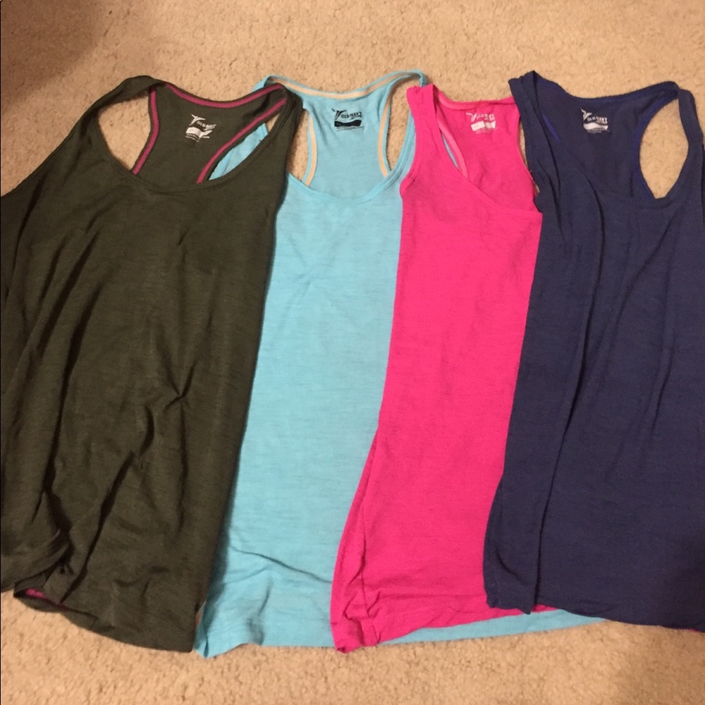 Bundle of 4 Old Navy workout tanks