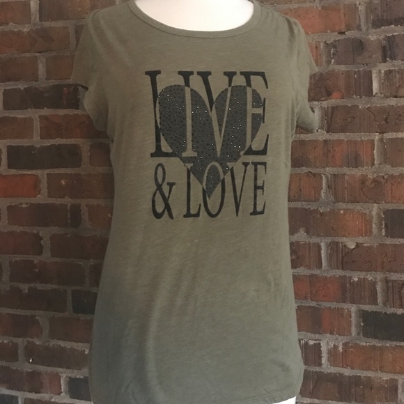 I Jeans by Buffalo “Live & Love” Tee Size XL - Picture 1 of 2