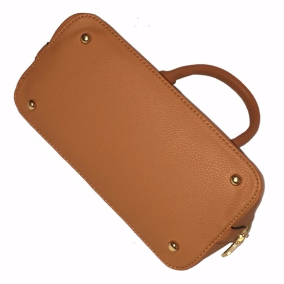 Mini Satchel Handbag w/ Shoulder Strap (Pink) - Picture 5 of 8