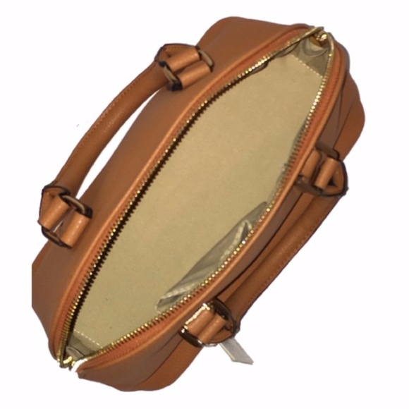 Mini Satchel Handbag w/ Shoulder Strap (Pink) - Picture 7 of 8