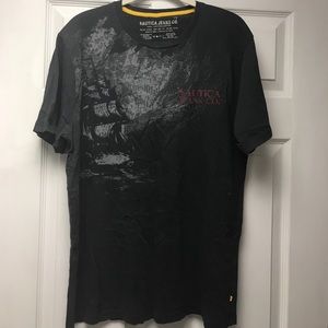 Nautica • Gray Tee • Size L