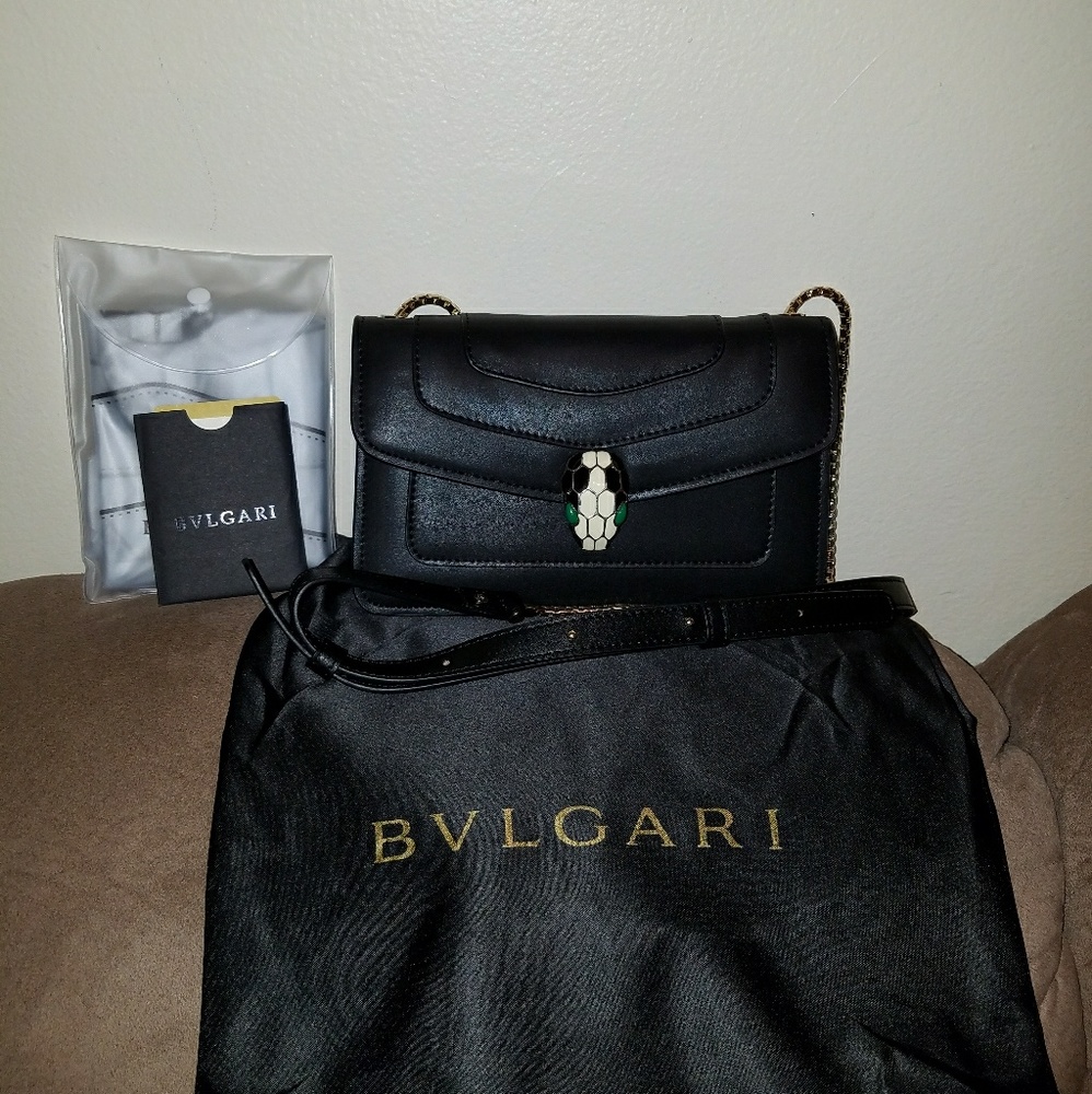 Bvlgari? Serpenti Forever Small Leather Bag