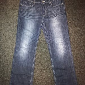 Reclaim Straightleg Dark Wash Denim 33R