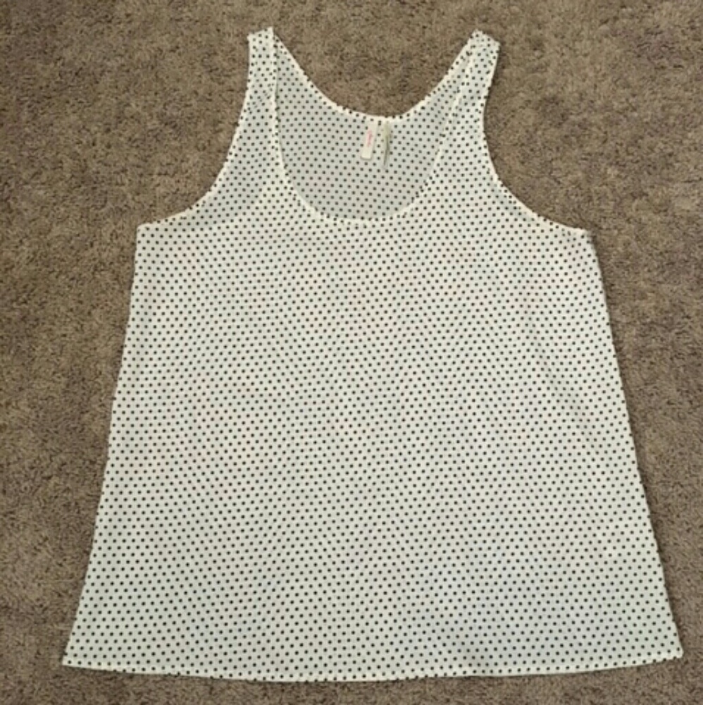 Frenchi Polka Dot Sleevless Top