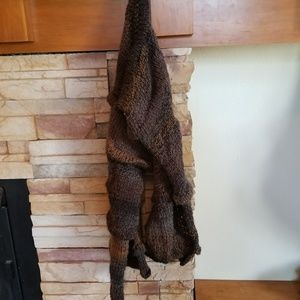 Hand Knit Scarf Fall Colors