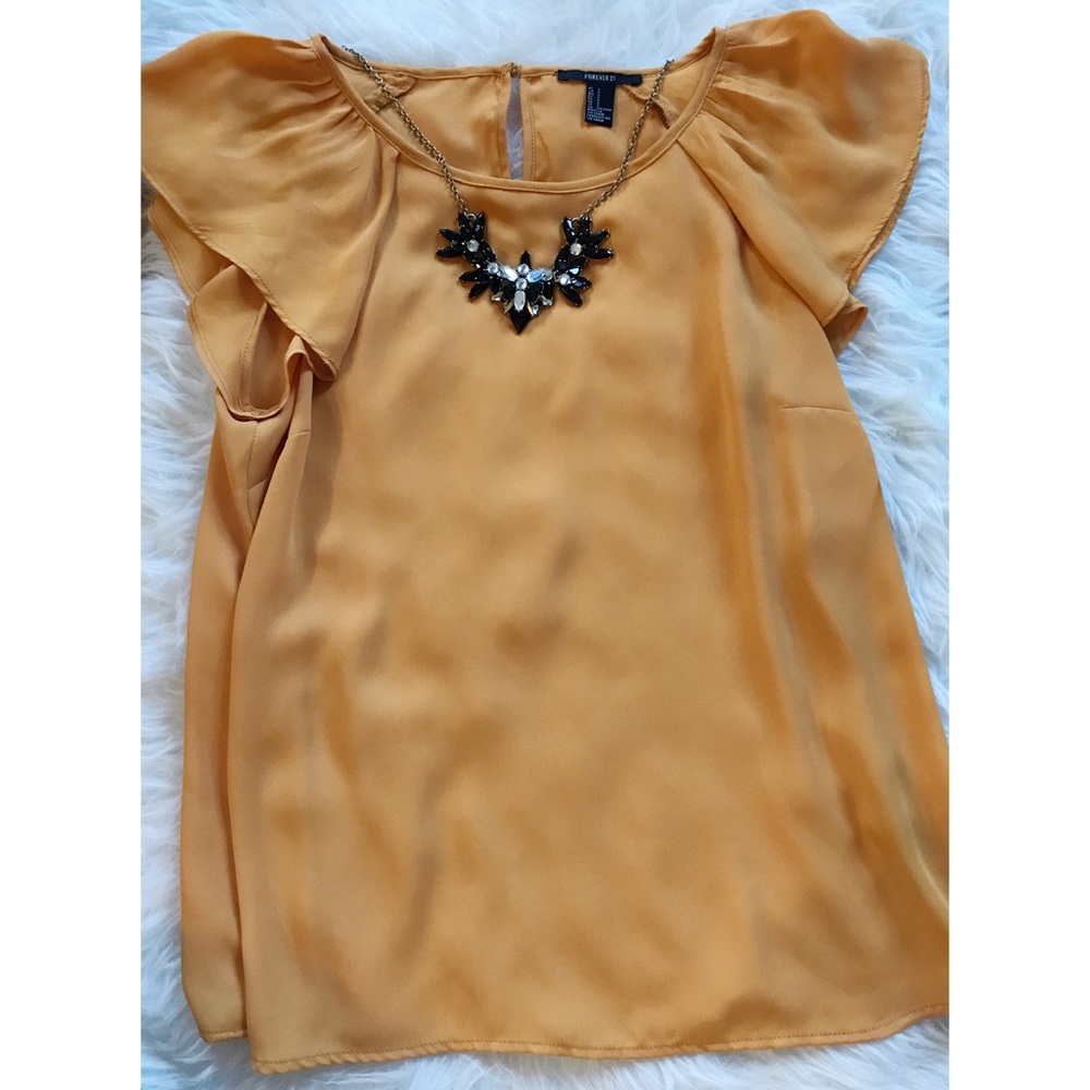 Cute butterfly sleeve blouse
