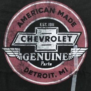 Chevrolet genuine parts nwt small shirt