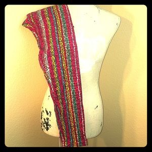 NWT LuLaRoe OS Leggings Multicolored Scrolls