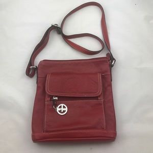 New Giani Bernini Red Cross Body