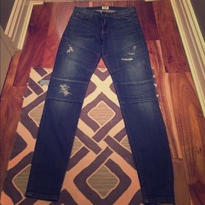 Hudson Moto Skinny Jeans