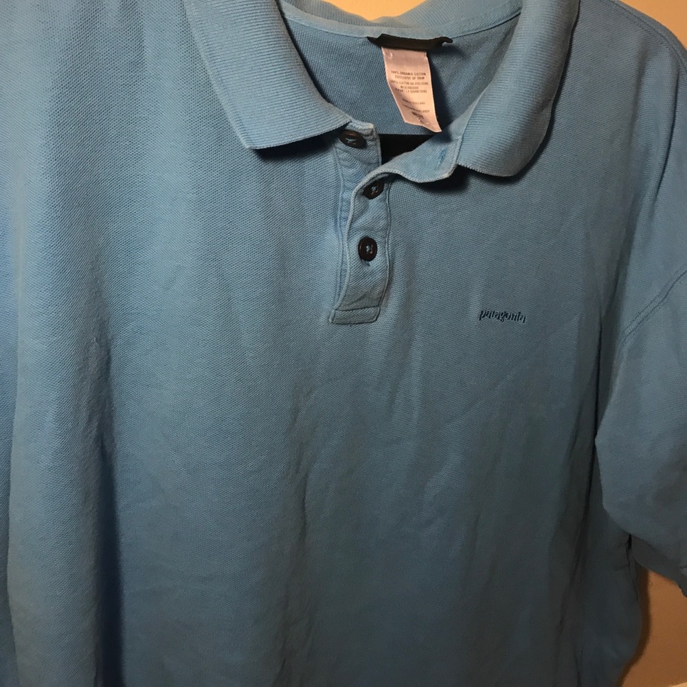 Blue Patagonia shirt