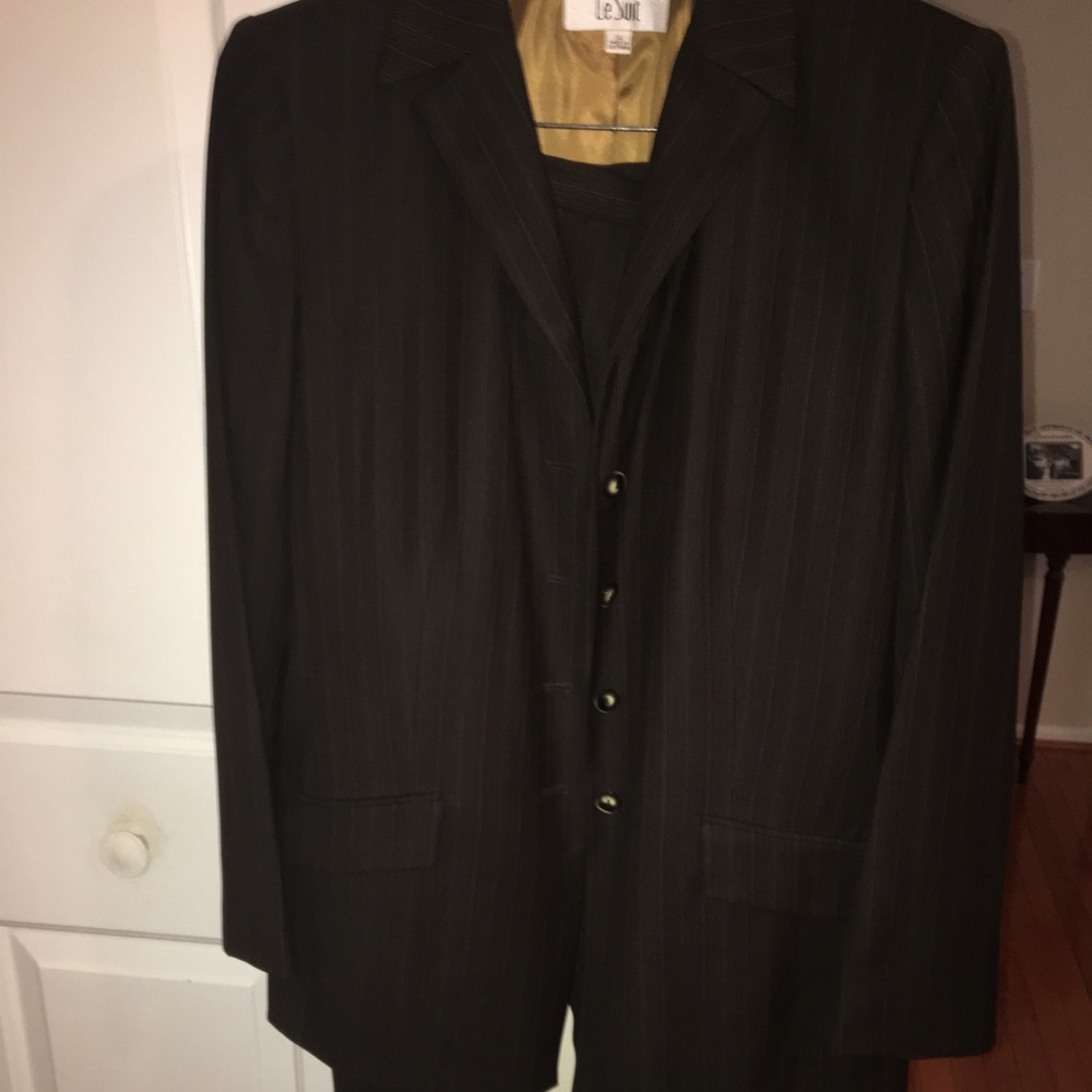 Pinstriped Pants suit