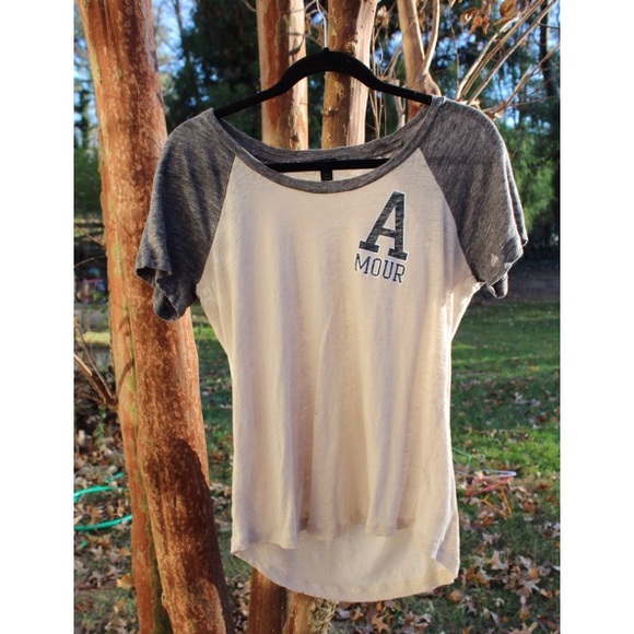 J. Crew "Amour" Linen Baseball Tee - Picture 4 of 8