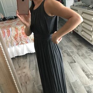 one clothing Dresses - Gray Grecian maxi dress one clothing Dresses - Gray Grecian maxi dress