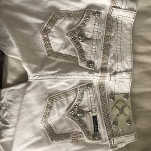 White Miss Me Jeans