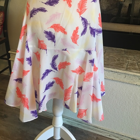 CeCe by Cynthia Steffe Delaney feather print dress - Picture 6 of 8