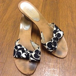 Coach Havana thong wedge sandal