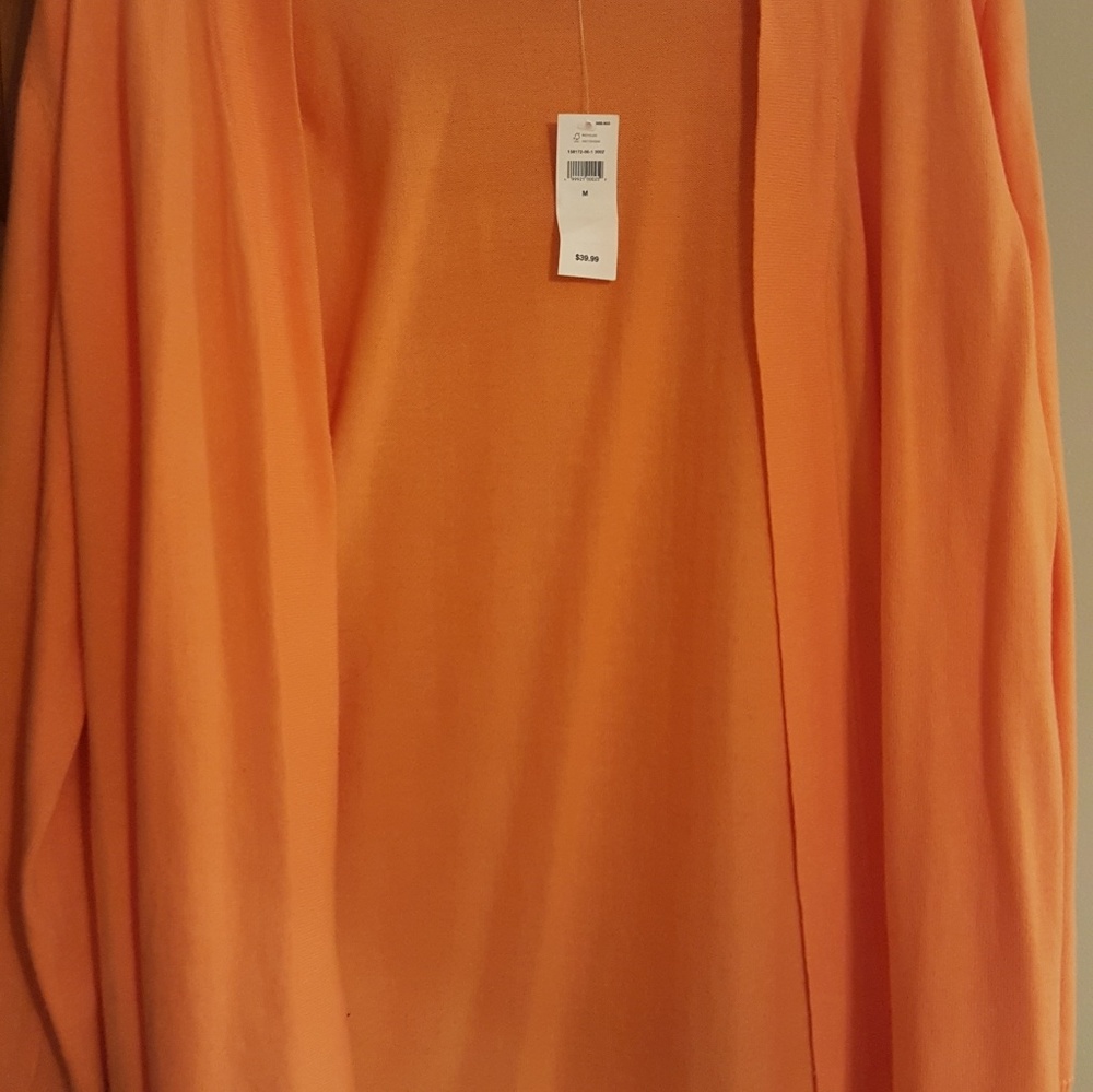 orange carnigan