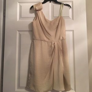 BCBG light mustard dress