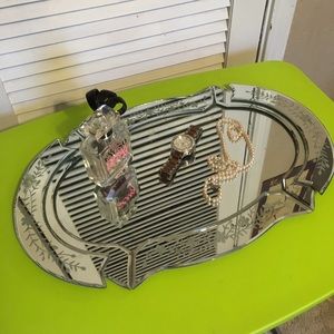 12” by 19 1/2” mirror Jewelry tray