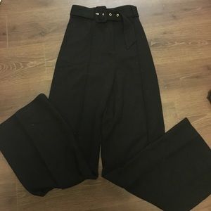 H&M high waist wide legged pants