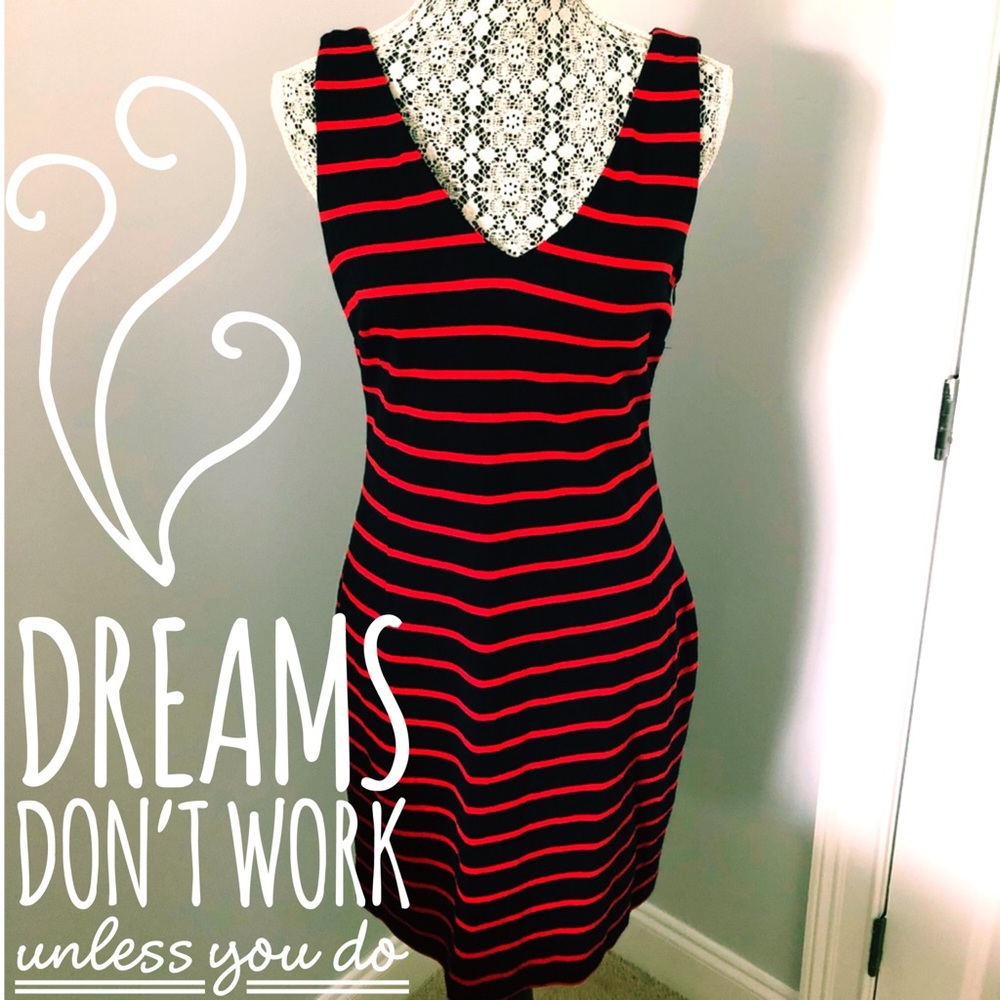 Striped Sheath Dress