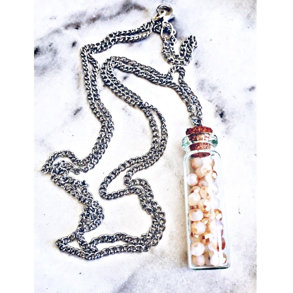 Champagne Potion Bottle Necklace - Picture 3 of 3