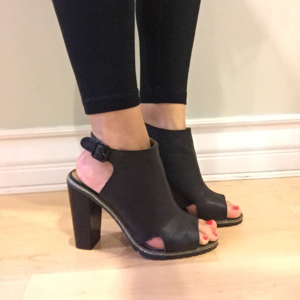 Kelsi Dagger Open Toe Booties