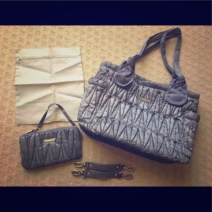 Timi and Leslie diaper bag and wristlet